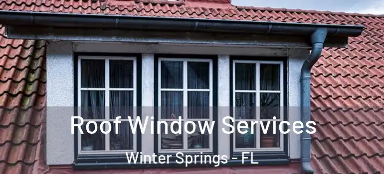  Roof Window Services Winter Springs - FL