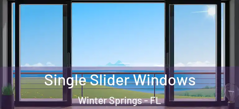  Single Slider Windows Winter Springs - FL