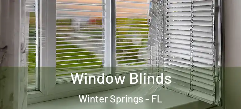  Window Blinds Winter Springs - FL